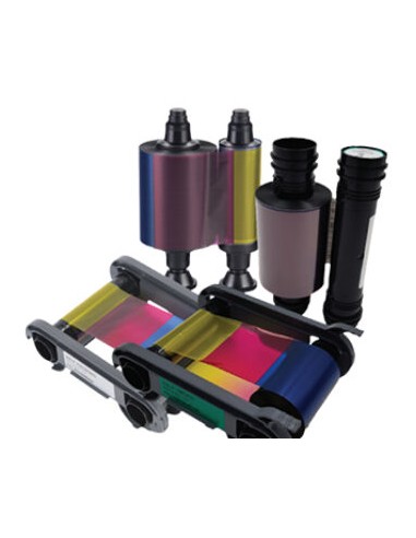 YMCKO cinta para impresora 300 páginas Negro, Cian, Gris, Magenta, Amarillo