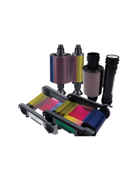 YMCKO cinta para impresora 300 páginas Negro, Cian, Gris, Magenta, Amarillo