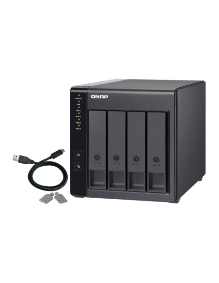 TR-004 caja para disco duro externo Carcasa de disco duro/SSD Negro 2.5/3.5"