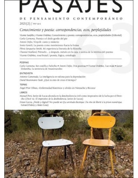Conocimiento y poesia correspondencias ecos perplejidades