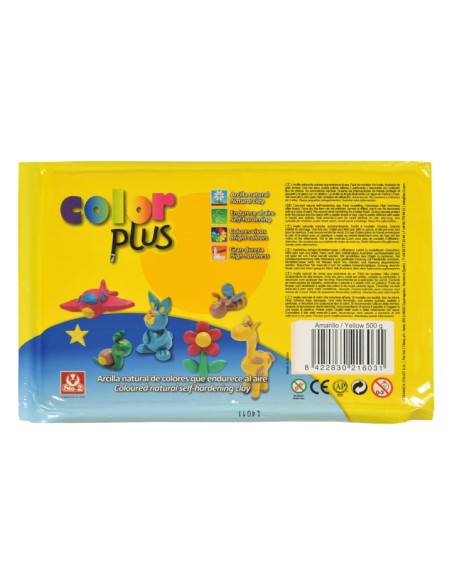 PAQ. ARCILLA SIO-2 COLOPLUS AMARILLO 500G 21620002