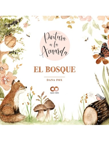 Pintura a la acuarela El bosque