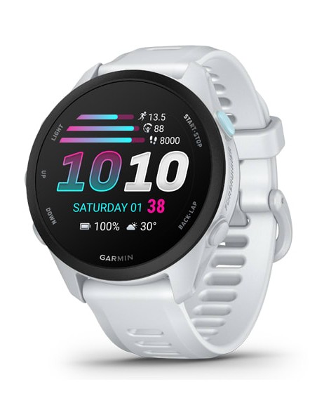 Forerunner 70 3,05 cm (1.2") AMOLED 30 mm Digital 390 x 390 Pixeles Pantalla táctil Blanco GPS (satélite)
