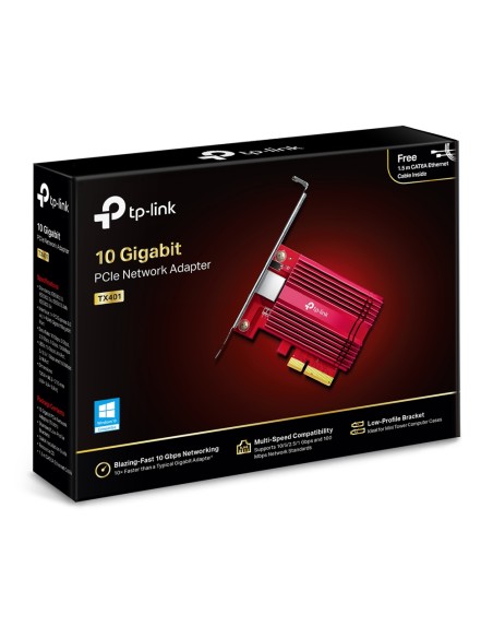 TX401 adaptador y tarjeta de red Interno Ethernet 10000 Mbit/s