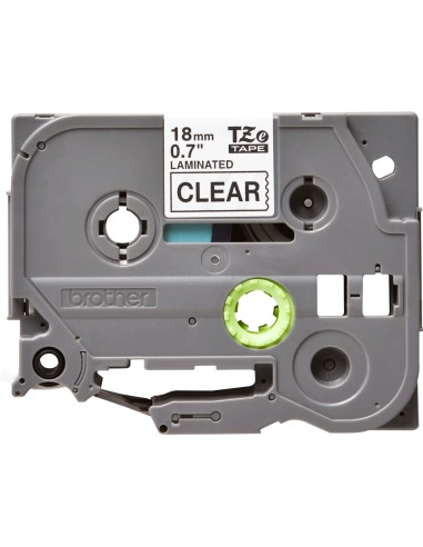 TZE-141 cinta para impresora de etiquetas Negro sobre transparente