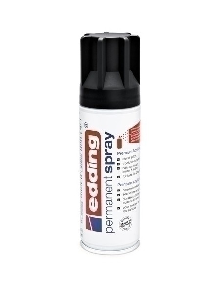 PINTURA ACRIL.EDDING 200 ml NEGRO INTENS