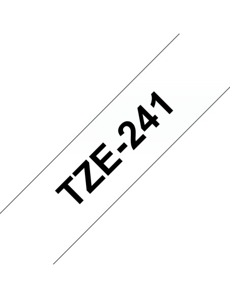 TZE-241 cinta para impresora de etiquetas Negro sobre blanco