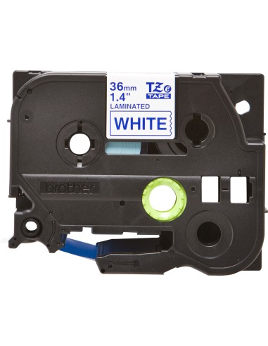 TZE-263 cinta para impresora de etiquetas Azul sobre blanco