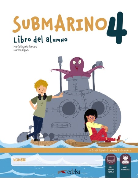 Submarino 4 Pack libro del alumno cuaderno de actividades