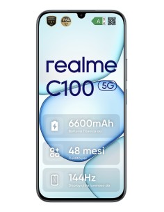 C100 5G 17,3 cm (6.8") SIM doble Android 16.0 USB Tipo C 4 GB 256 GB 6600 mAh Verde