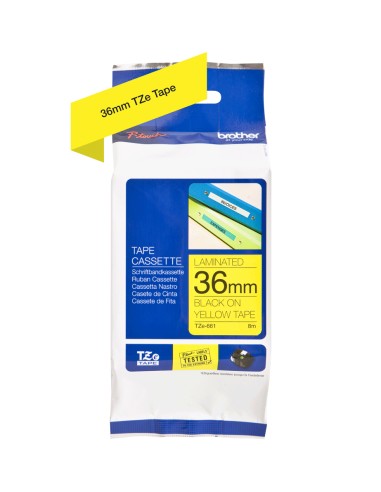 TZE-661 cinta para impresora de etiquetas TZ