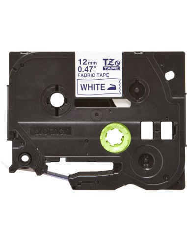 TZE-FA3 cinta para impresora de etiquetas Azul sobre blanco