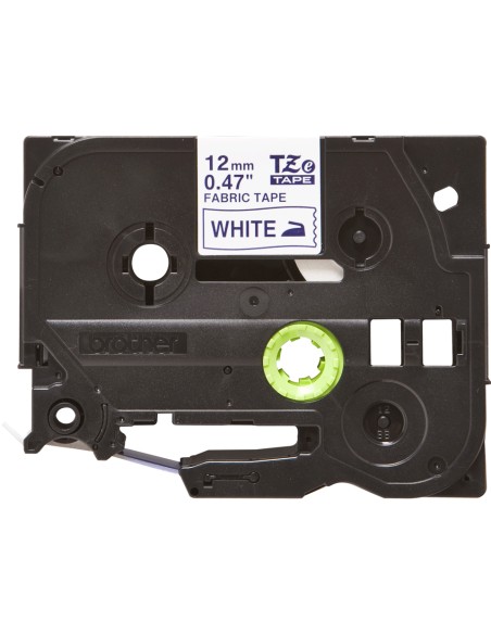 TZE-FA3 cinta para impresora de etiquetas Azul sobre blanco