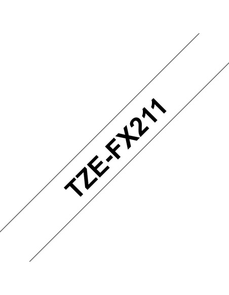 TZE-FX211 cinta para impresora de etiquetas Negro sobre blanco
