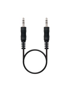 Cable audio estéreo, Jack 3.5/M-Jack 3.5/M, negro, 15m