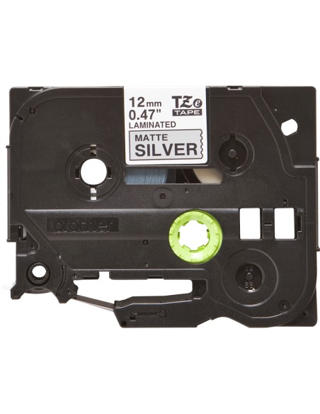 TZE-M931 cinta para impresora de etiquetas Negro sobre plata