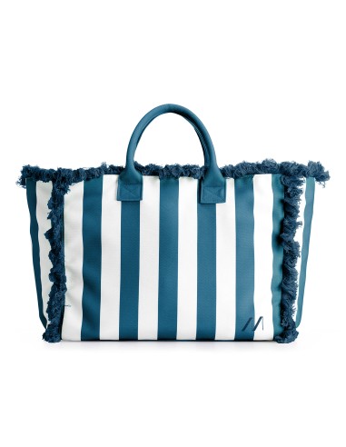 BEACHBAGBL bolso y bandolera Algodón, Poliéster Azul Mujer Bolsa de playa