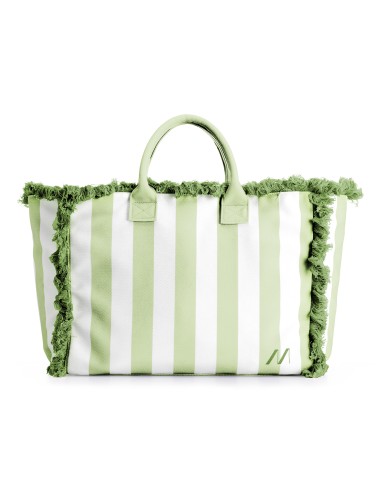 BEACHBAGGN bolso y bandolera Algodón, Poliéster Verde Mujer Bolsa de playa