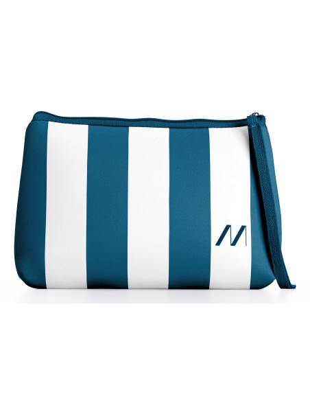 BEACHPOUCHBL bolso y bandolera Algodón, Poliéster Azul Mujer Bolsa de playa