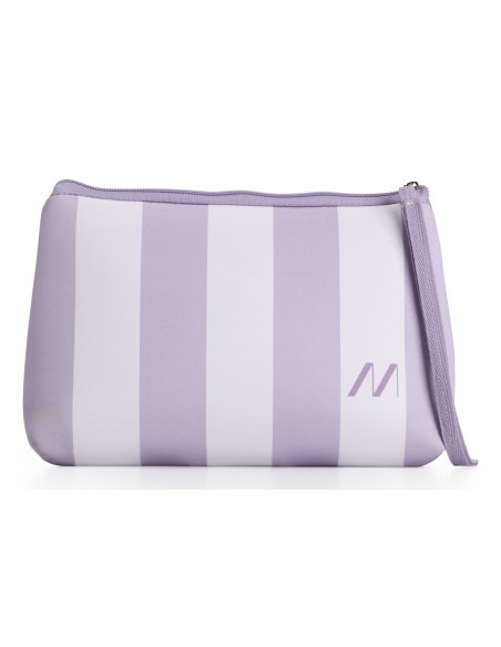BEACHPOUCHVL bolso y bandolera Algodón, Poliéster Violeta Mujer Bolsa de playa