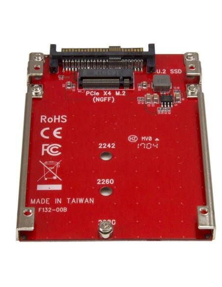 Tarjeta Adaptador PCI Express M.2 a U.2 SFF8639 para SSD NVMe M.2 - Conversor para SSD M.2 - Tarjeta Anfitrión para SSD M.2