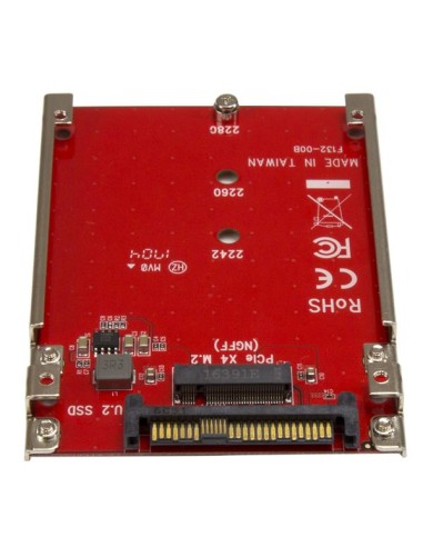 Tarjeta Adaptador PCI Express M.2 a U.2 SFF8639 para SSD NVMe M.2 - Conversor para SSD M.2 - Tarjeta Anfitrión para SSD M.2