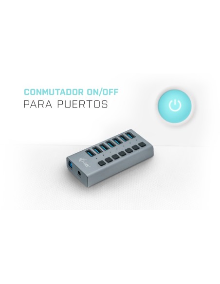 USB 3.0 Charging HUB 7port + Power Adapter 36 W