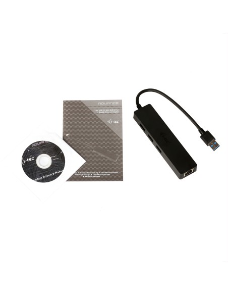 Advance USB 3.0 Slim HUB 3 Port + Gigabit Ethernet Adapter