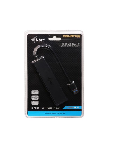 Advance USB 3.0 Slim HUB 3 Port + Gigabit Ethernet Adapter