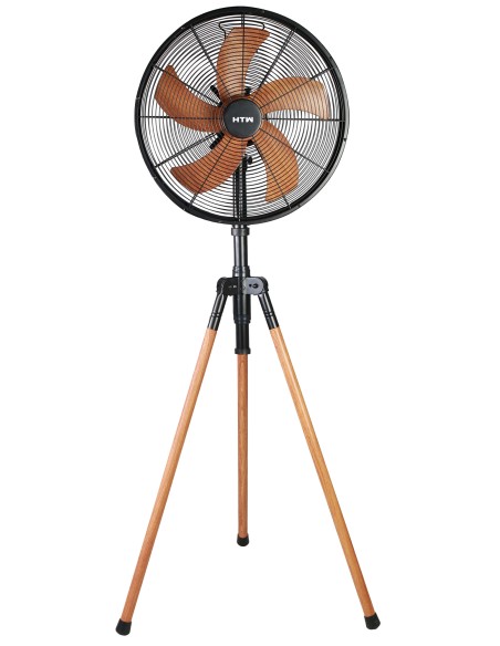 HTW-VP-50FD ventilador Negro, Madera