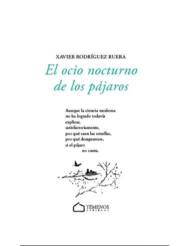 El ocio nocturno de los pajaros