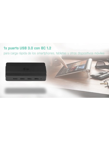 USB 3.0 Charging HUB 4 Port + Power Adapter