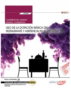 Cuaderno del alumno Uso de la dotacion basica del restaurante y asistencia en e