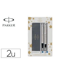 SET DUO PUMA + BOLÍGRAFO IM ACERO CT PARKER 2183058