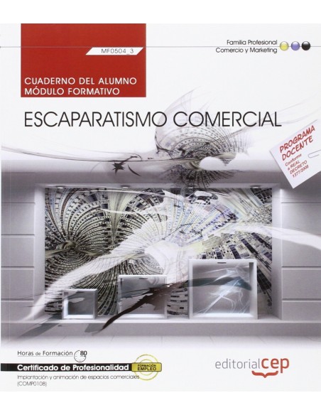 Cuaderno del alumno Escaparatismo comercial MF05043 Certificados de profesi