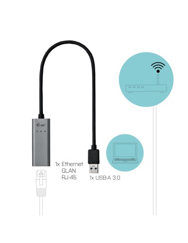 Metal USB 3.0 Gigabit Ethernet Adapter