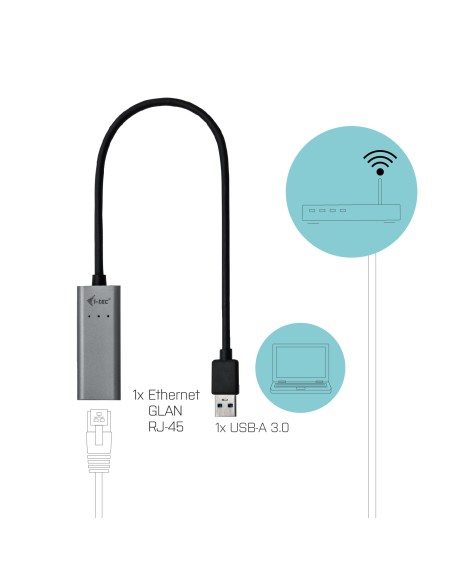 Metal USB 3.0 Gigabit Ethernet Adapter