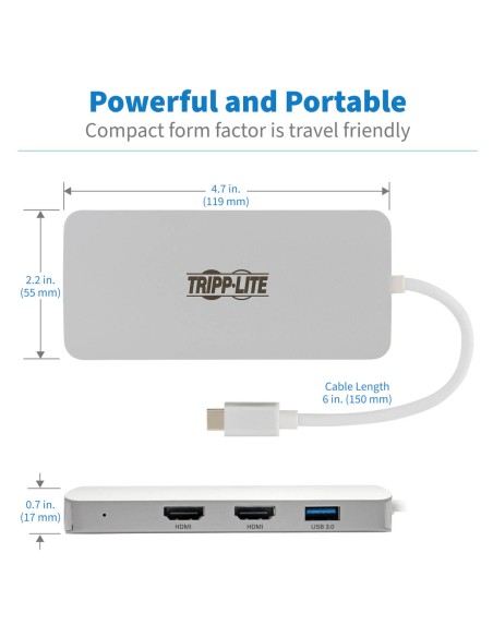 USB-C DOCK, TRIPLE DISPLAY - HDMI,