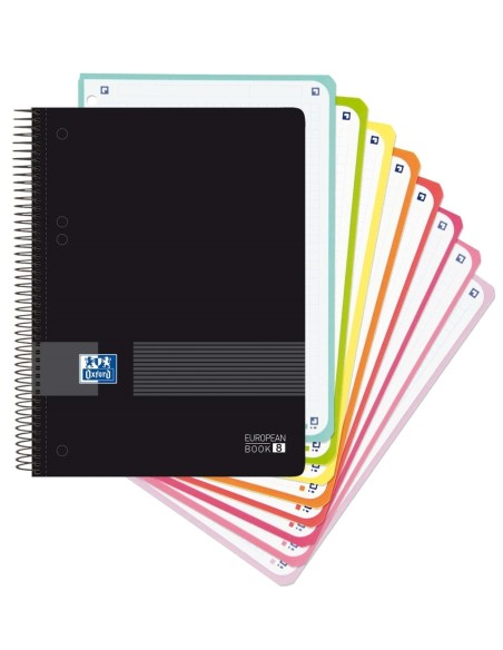 Paq 4 cuaderno espiral a5 160h 90g cuad5x5 ebook8 liveampgo color negro Paq 4 cuaderno espiral a5 160h 90g cuad5x5 ebook8 liveampgo color negro