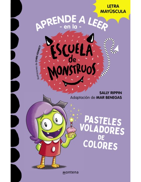 Aprender a leer en la Escuela de Monstruos 5 Pasteles voladores de colores