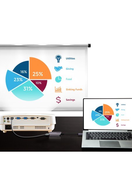 Adaptador de USB-C a 4K HDMI