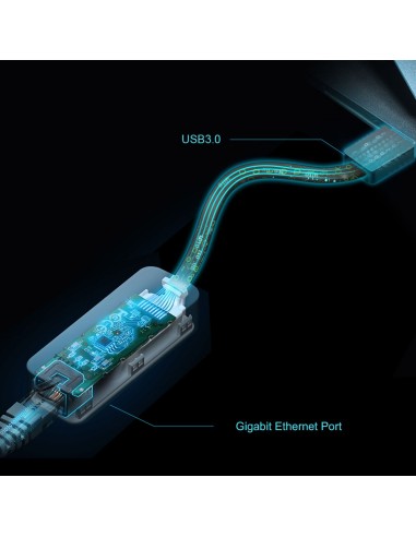 UE306 base para portátil y replicador de puertos Negro