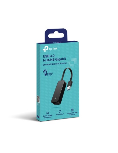 UE306 base para portátil y replicador de puertos Negro