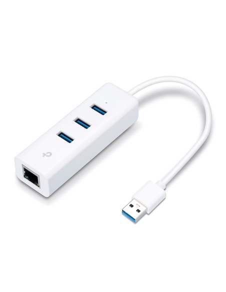 UE330 base para portátil y replicador de puertos Alámbrico USB 3.2 Gen 1 (3.1 Gen 1) Type-A Blanco