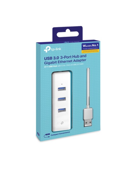 UE330 base para portátil y replicador de puertos Alámbrico USB 3.2 Gen 1 (3.1 Gen 1) Type-A Blanco