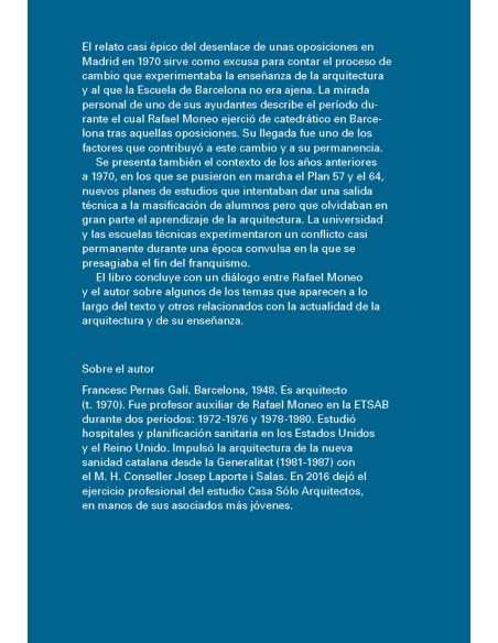 APRENDER ARQUITECTURA ENSENANDO CON RAFAEL MONEO