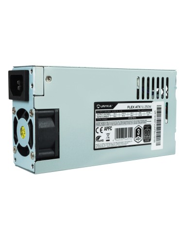 UKPSU1U40003 unidad de fuente de alimentación 250 W 20+4 pin ATX 1U Plata