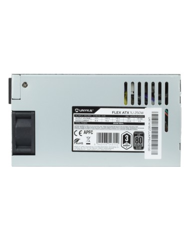 UKPSU1U40003 unidad de fuente de alimentación 250 W 20+4 pin ATX 1U Plata