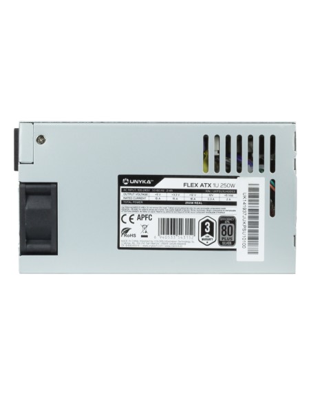 UKPSU1U40003 unidad de fuente de alimentación 250 W 20+4 pin ATX 1U Plata