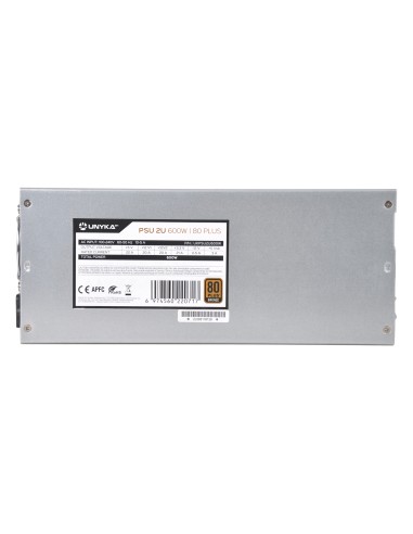 Fuente de Alimentación 2U 600W 80 Plus Bronce